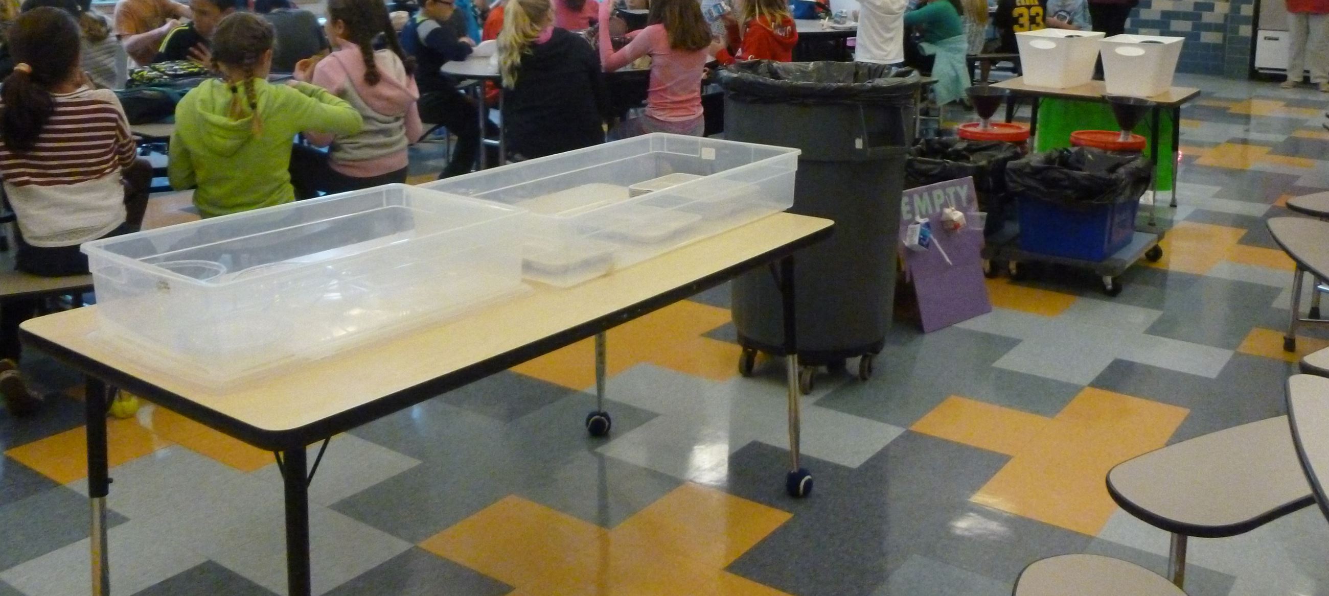 Bates Cafeteria with Recycling