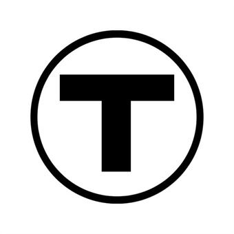MBTA logo for T
