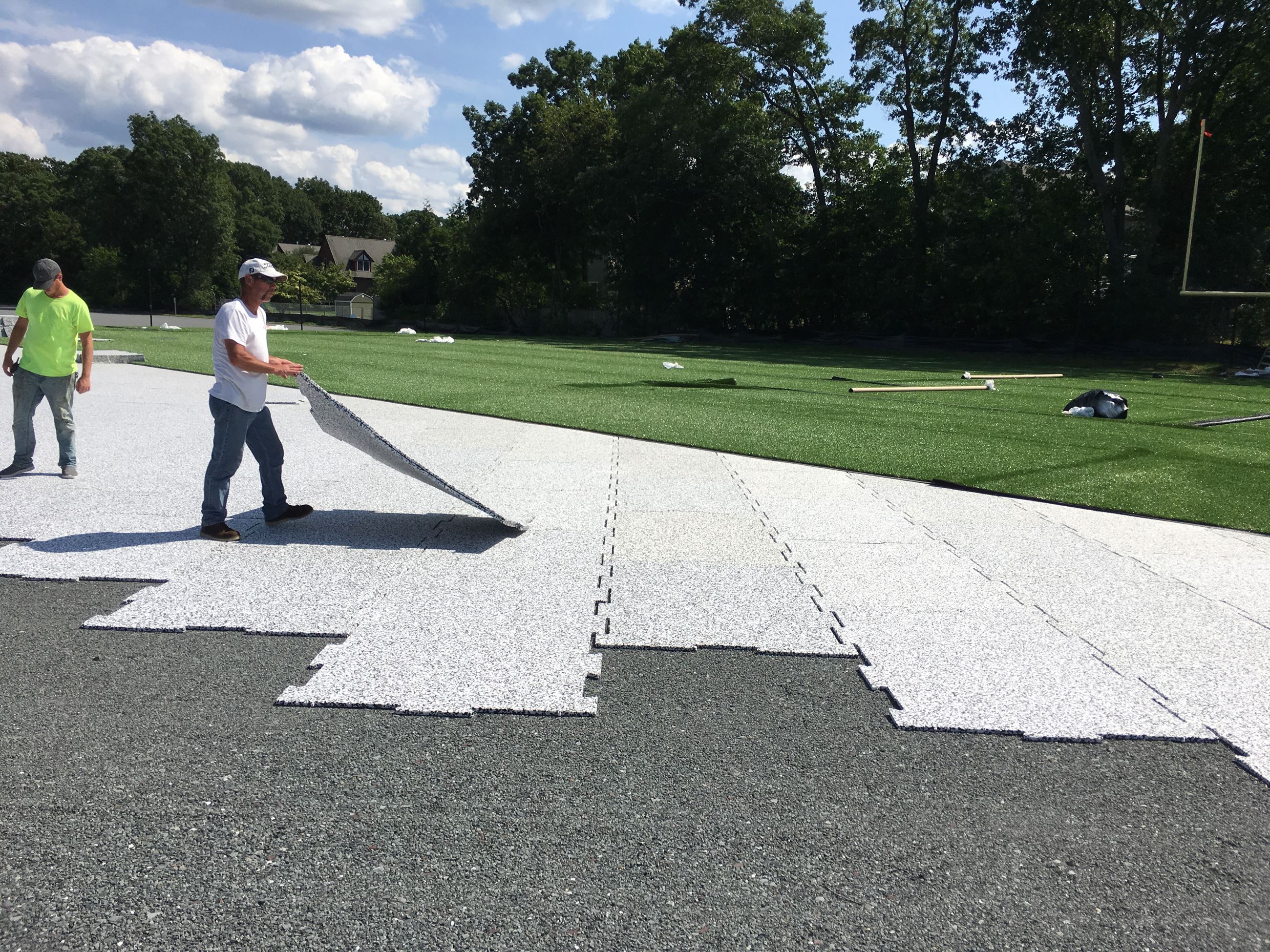 Shock Pad Layout (figure 7)