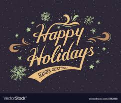 Happy Holidays graphic