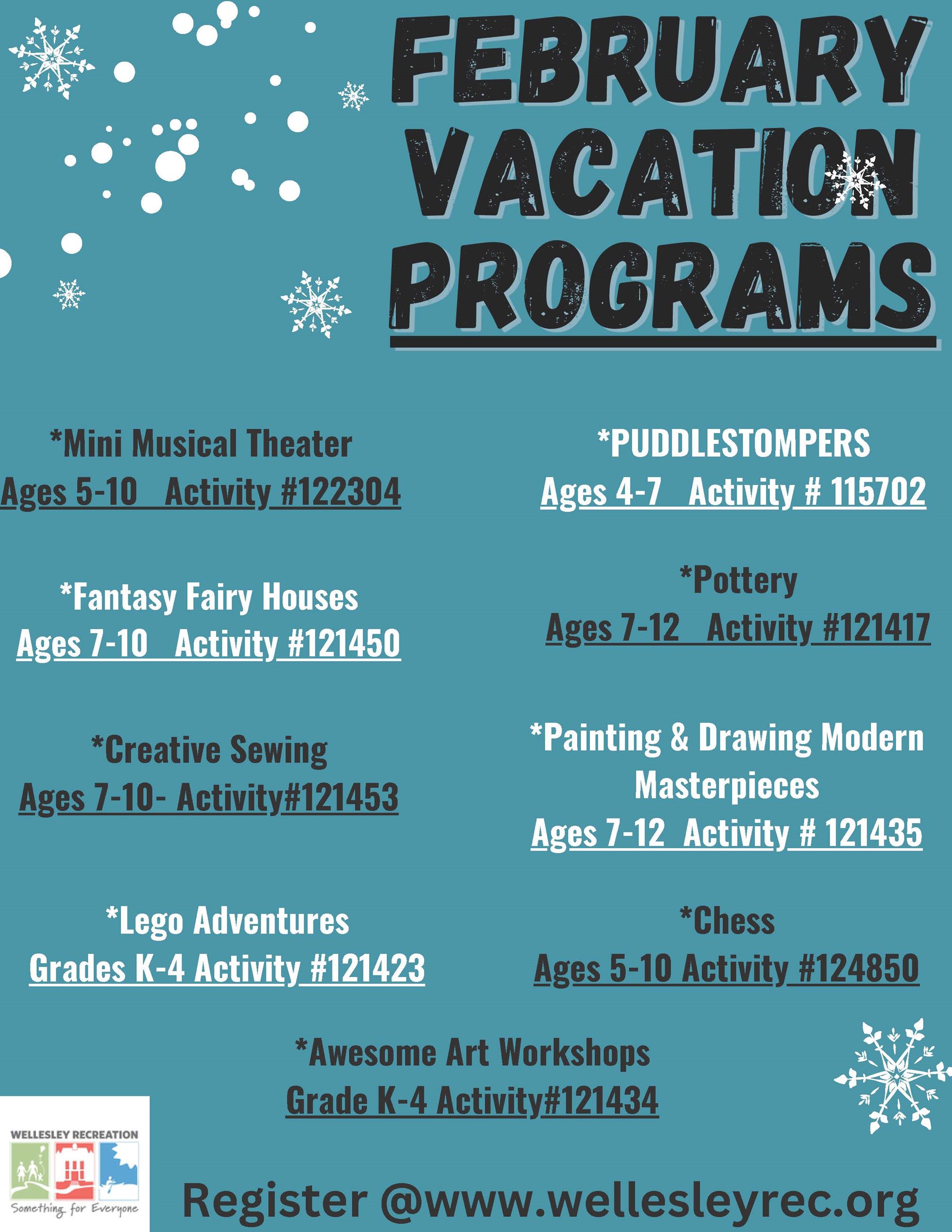 February Vacation Programs (1)