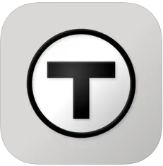 letter T in a circle all grey tone