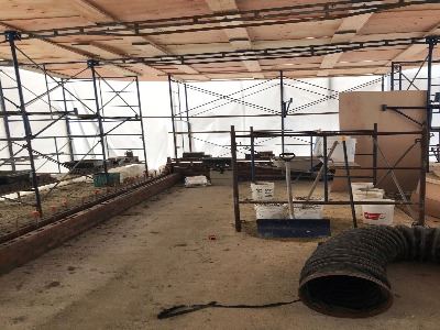 Lee Field_tent interior