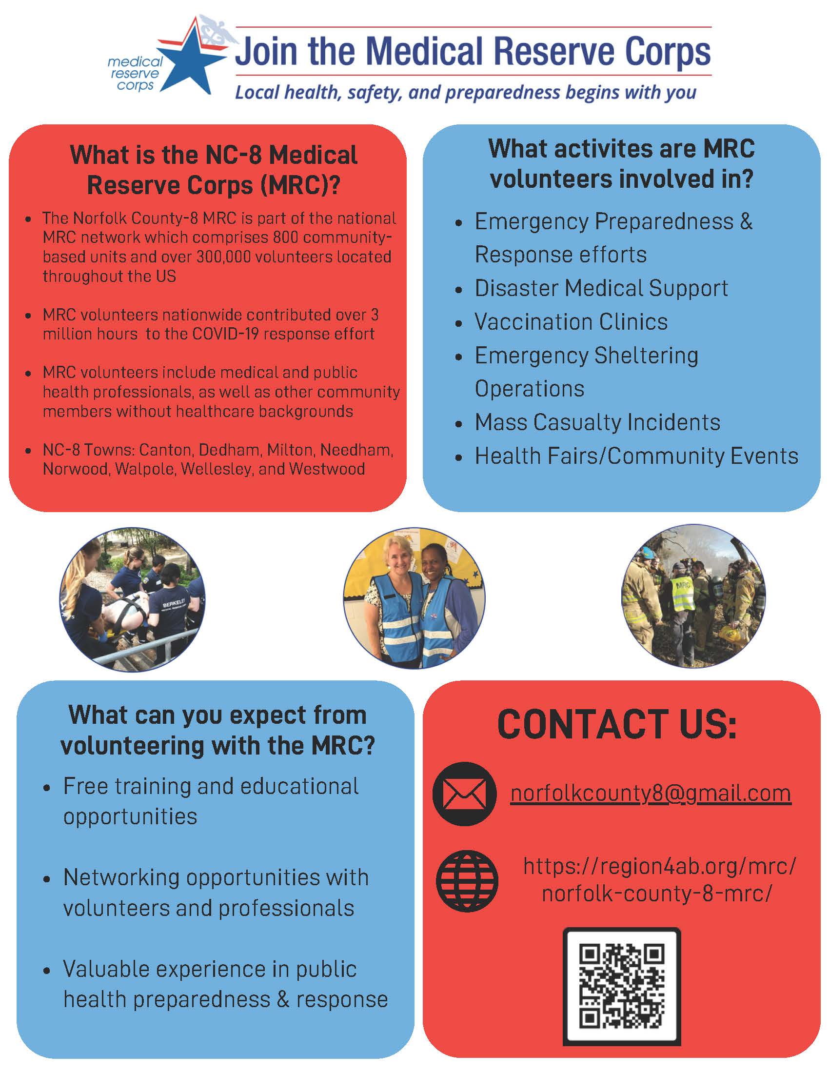 NC-8 MRC Recruitment Flyer