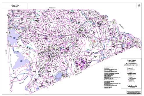 Town of Wellesley Drainage System (click to view a larger image)