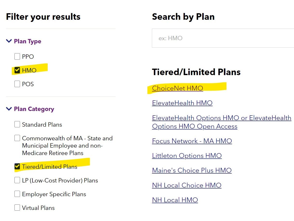 hmo tiered