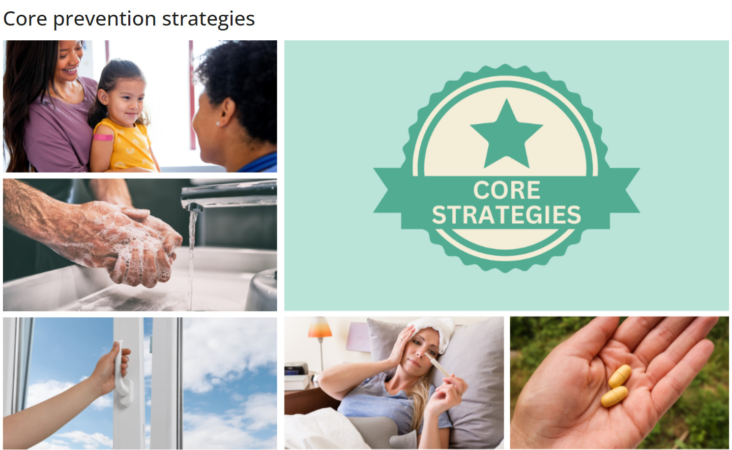 CDC core prevention strategies pic