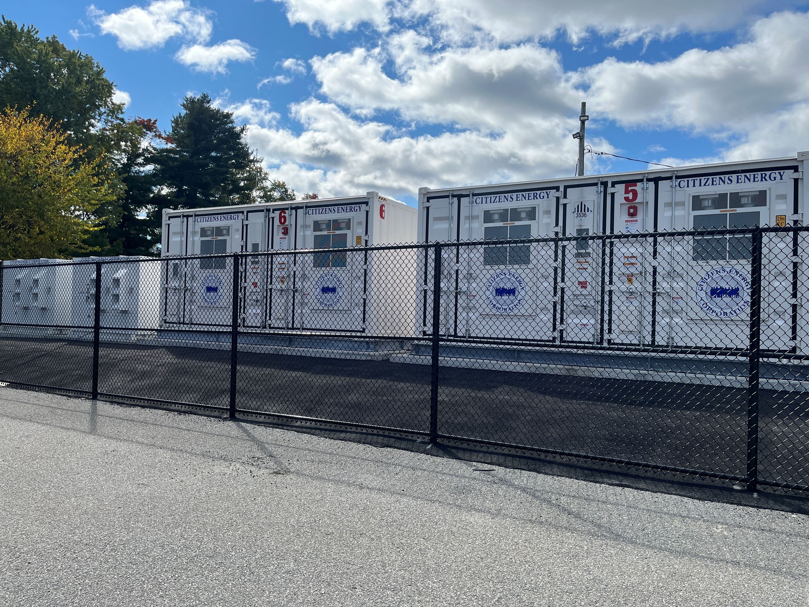 Battery Energy Storage System front view